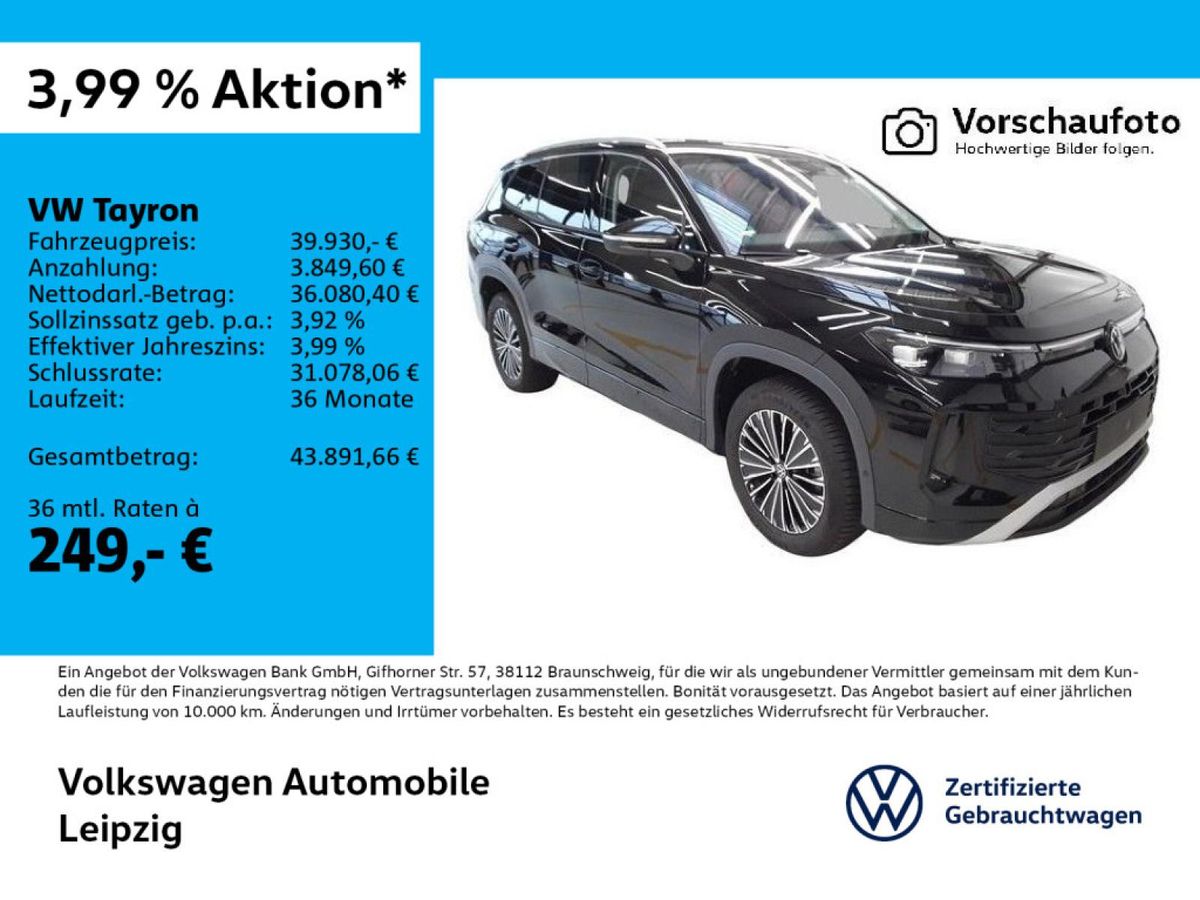 Volkswagen Tayron 1.5 TSI eHybrid Life*AHK*4xSHZ*5J-Garantie Leasing