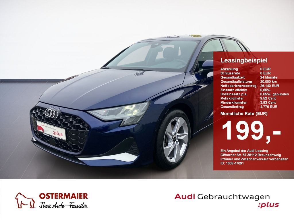Audi A3 Sportback ADVANCED 30 TDI 116PS AHK.VIRTUAL.N Leasing