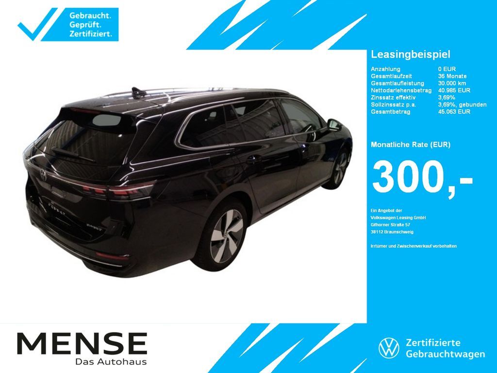 Volkswagen Passat Variant 1.5 TSI e-Hybrid DSG Elegance AHK Leasing