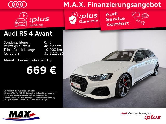Audi RS4 Avant QUATTRO 280 KM/H+MATRIX+KAMERA+HUD+B&O Leasing