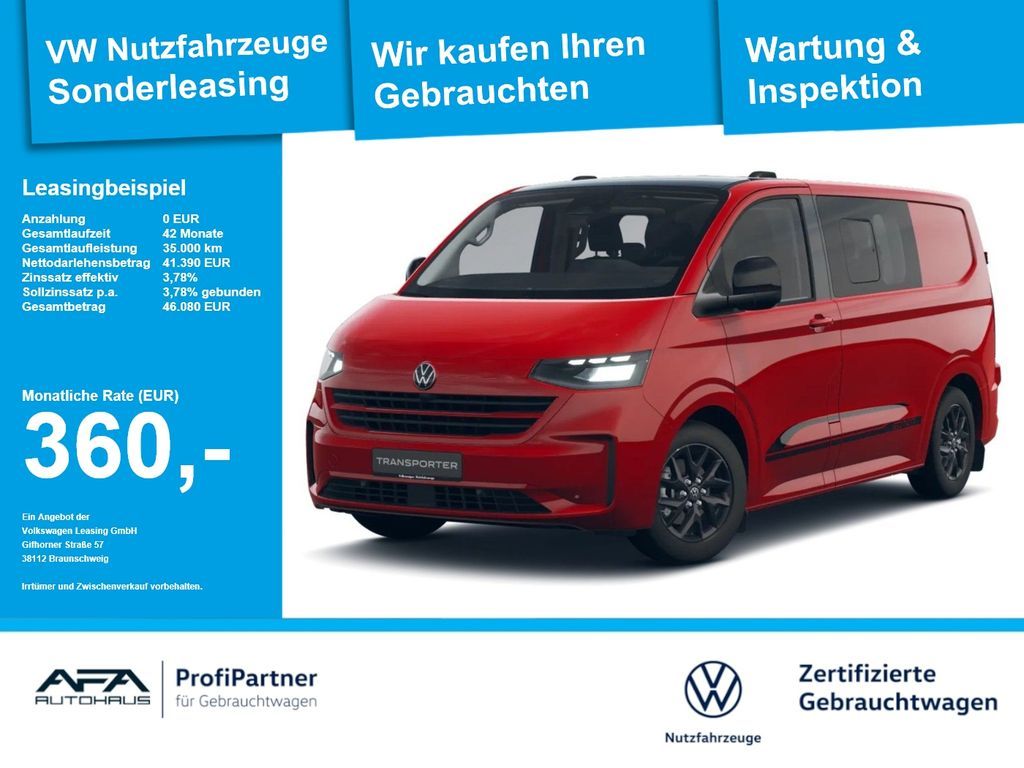 Volkswagen T7 Transporter e Kasten Plus Edition 6Sitze*Navi Leasing