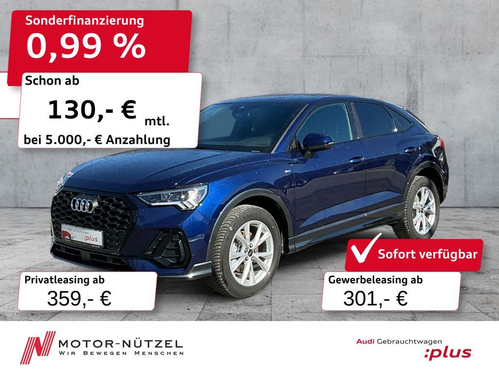 Audi Q3 Sportback 35 TDI S-TR S-LINE LED+NAVI+RFK+ACC Leasing