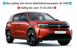 Opel Frontera ♿Schwerbehindertenrabatt GdB.ab50♿*BESTELLFAHRZEUG* Leasing