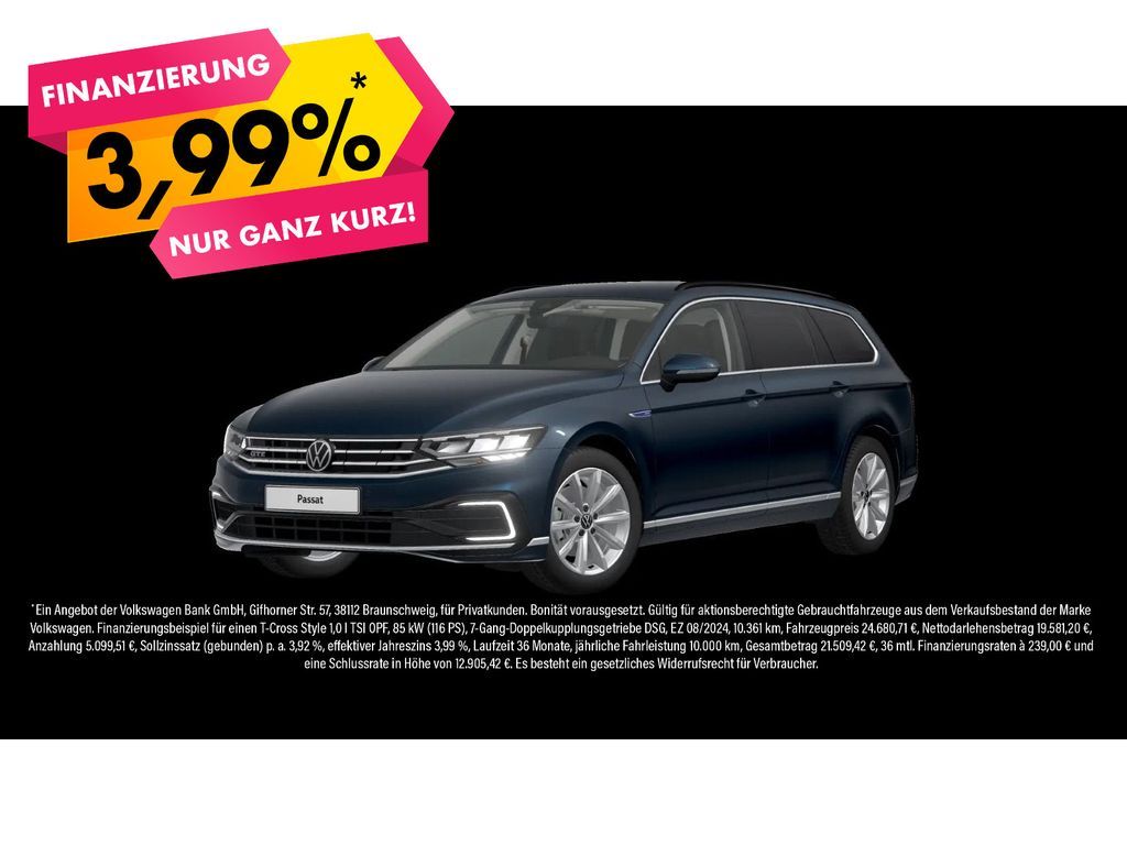 Volkswagen Passat Variant 1.4 TSI eHybrid DSG GTE STDHZG AH Leasing