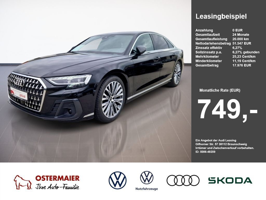 Audi A8 50TDI 286PS QUATTRO B&O.MATRIX.KAMERA.SHZG Leasing