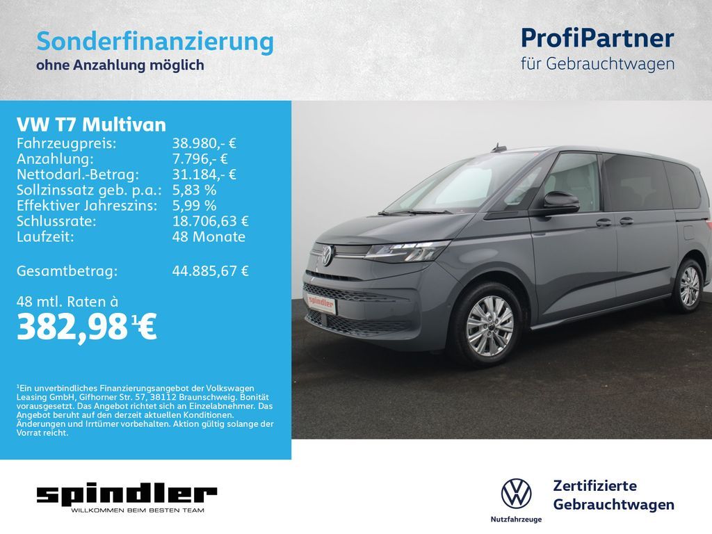 Volkswagen Multivan Life 1.4 e-Hybrid / Navi, ParkAssi, LED Leasing
