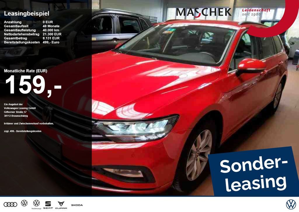 Volkswagen Passat Variant *Sonderleasing* 2.0 TDI DSG AHK N Leasing