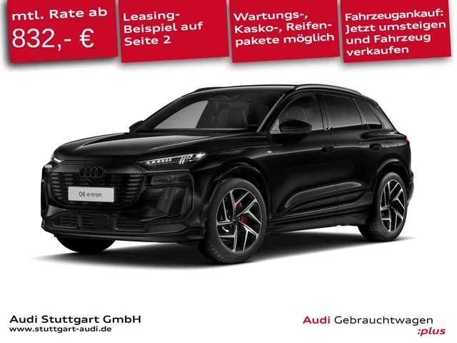 Audi Q6 SUV e-tron S line business performance 225 kW