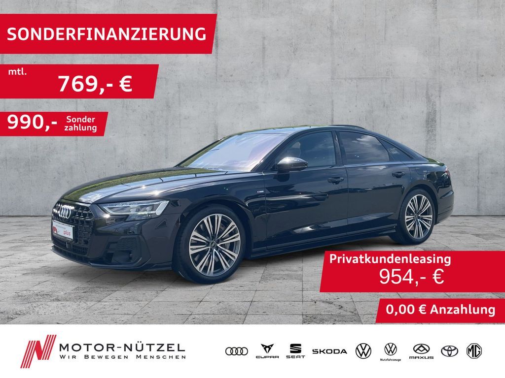 Audi A8 60 TFSI e S-LINE MATRIX+NAVI+ACC+SHZ+PDC+PANO Leasing