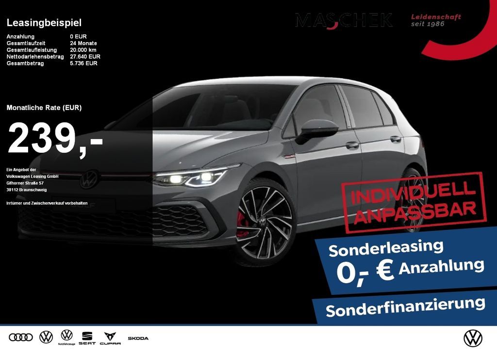 Volkswagen Golf GTI *Sonderleasing 239.- 24M/10.000km* AUT Leasing