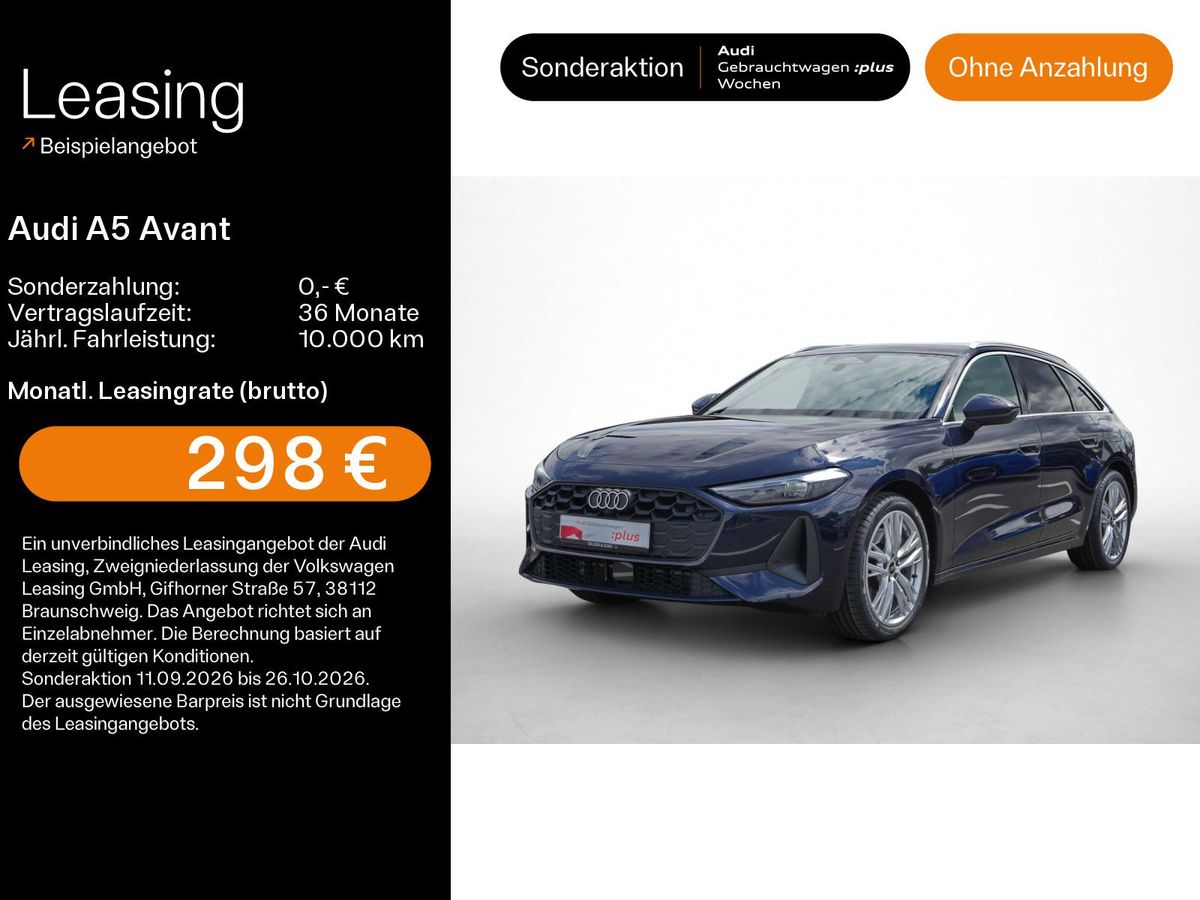 Audi A5 Avant e-hybrid quattro OhneZusatzkosten*103km/WLTP*LED* Leasing