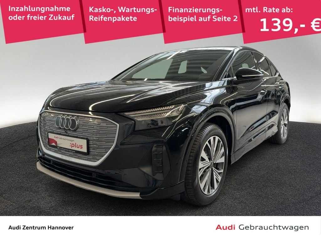Audi Q4 Sportback 40 e-tron virtual Pano HuD AHK Leasing