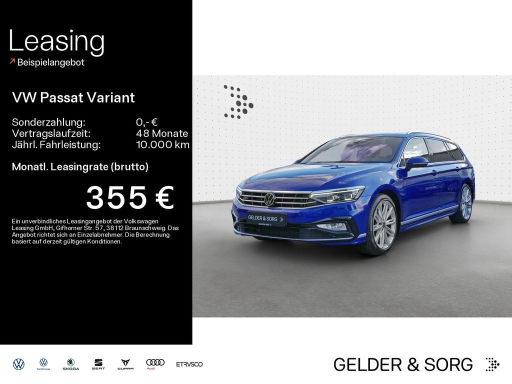 Volkswagen Passat Variant TDI R-Line 19Z*Leder*Pan*H&K*Stan Leasing