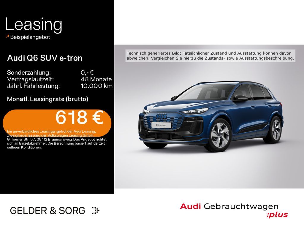 Audi Q6 SUV e-tron qu. S line B&O*Matrix*360°Pano Leasing