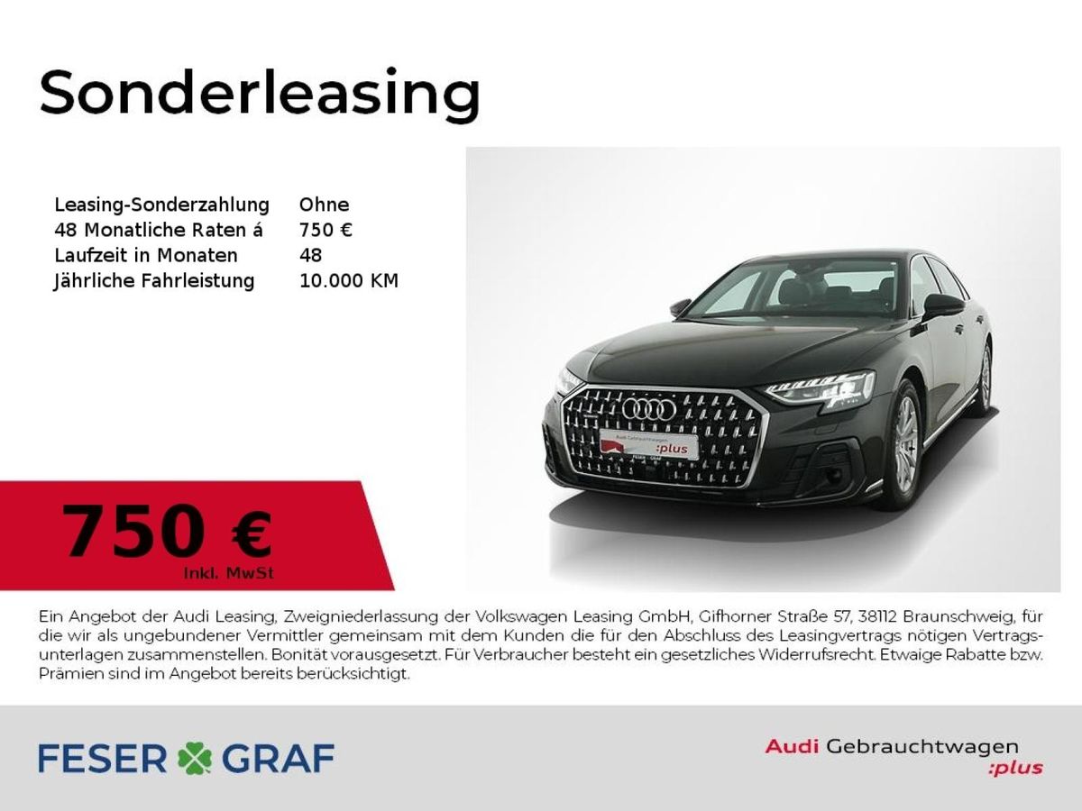 Audi A8 50 TDI quattro (EURO 6d) AHK /HD Matrix/B&O/N Leasing