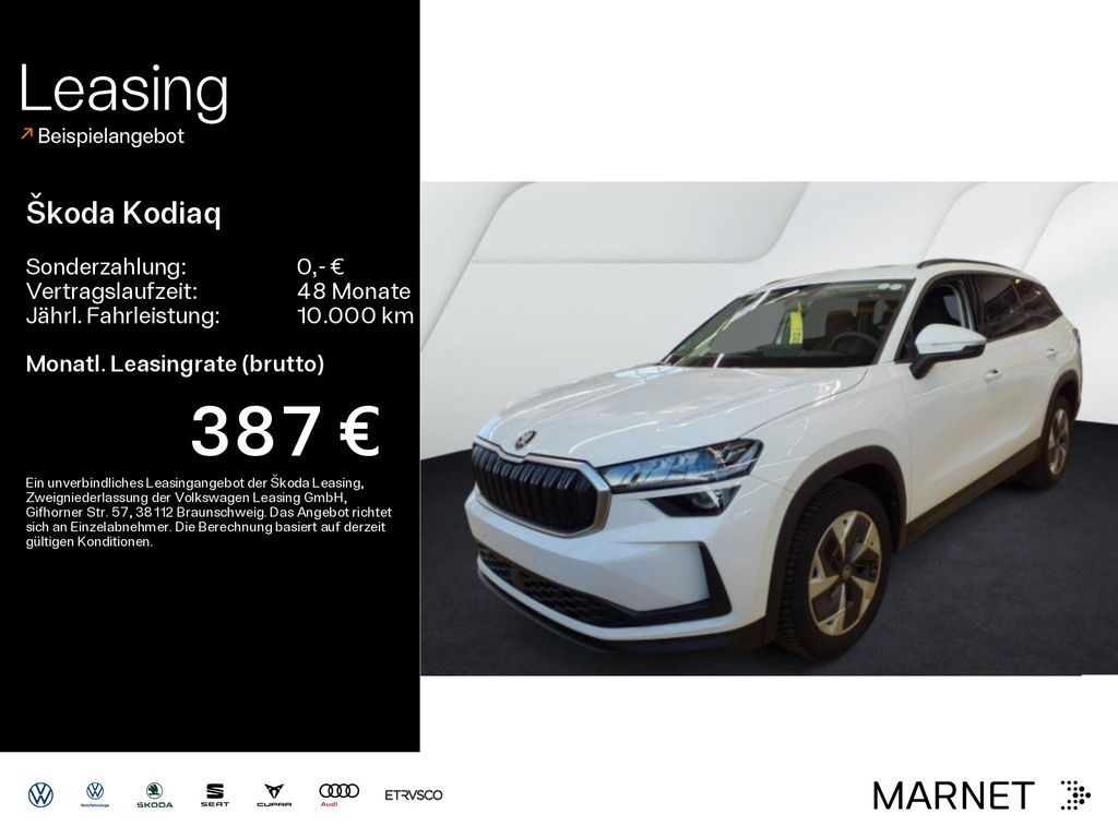 Skoda Kodiaq 2.0 TSI Selection 4x4 DSG Navi*AHK*7-Sitz Leasing