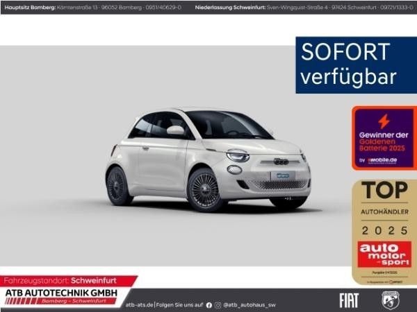 Fiat 500e 23,8 kWh Christmas Edition Apple CarPlay DAB SHZ Leasing