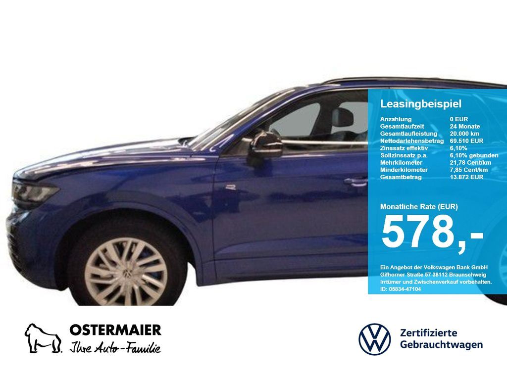 Volkswagen Touareg R 3.0eTSI 462PS HYBRID NP.121T AHK.AREA- Leasing