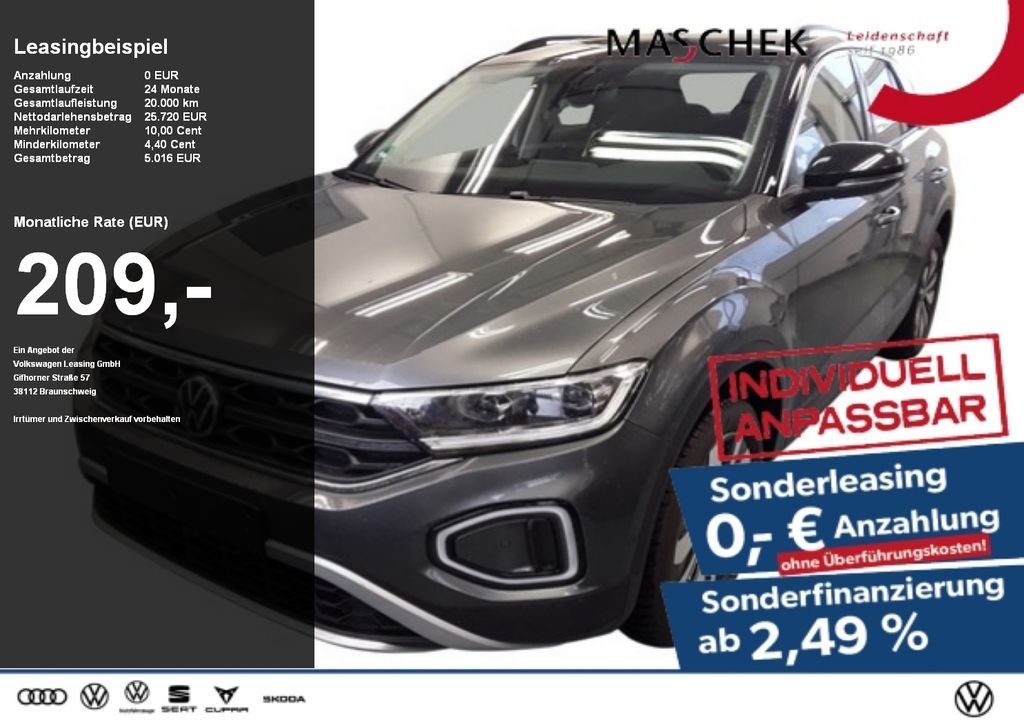 Volkswagen T-ROC MOVE 1.5 TSI 5J Garantie Navi IQ Drive Sit Leasing