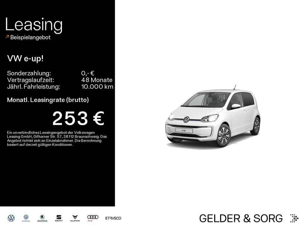 Volkswagen e-up! move up! Style Plus RFK*Klima*EHP*DAB+*GRA Leasing