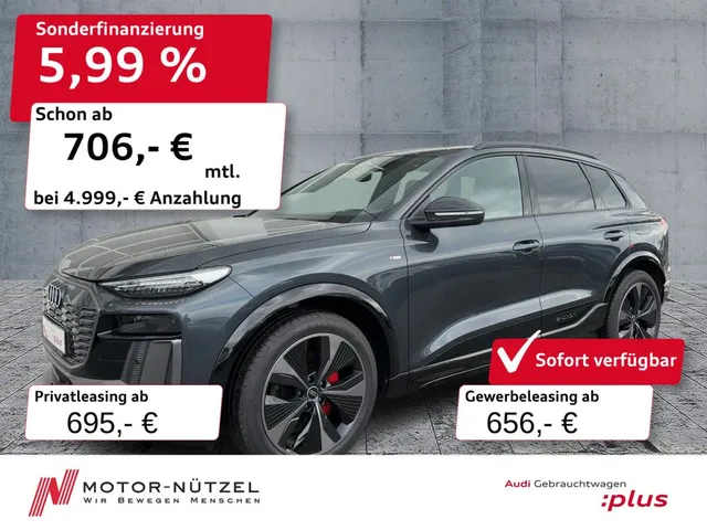 Audi Q6 e-tron S-LINE MATRIX+NAVI+HuD+B&O+AIR+PANO