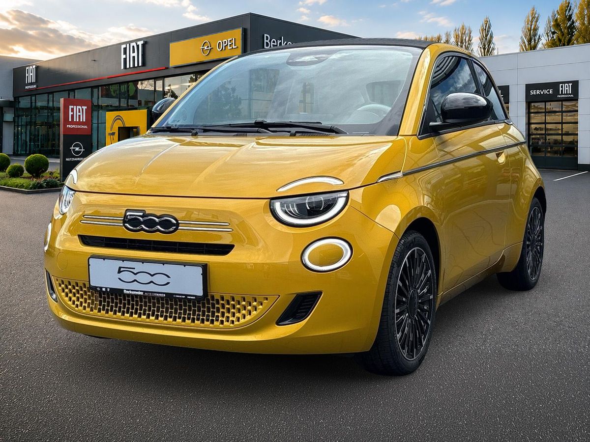 Fiat 500C Cabrio Hybrid La Prima  💚🤍❤️La Prima Verdeck / JBL / Voll LED Leasing