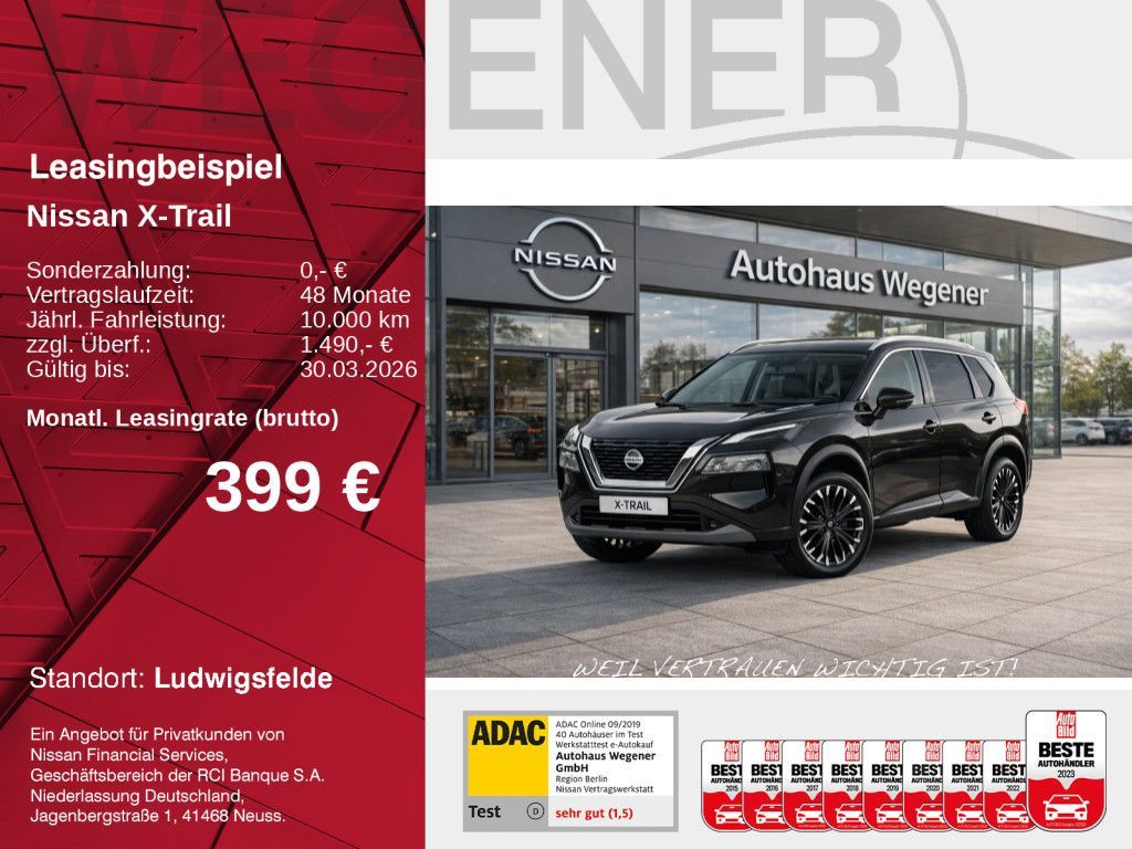 Nissan X-TRAIL N-CONNECTA AT MHEV *BHF Voll-LED AFA 3-Z Leasing