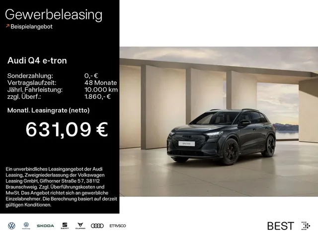 Audi Q4 SUV e-tron performance 210 kW