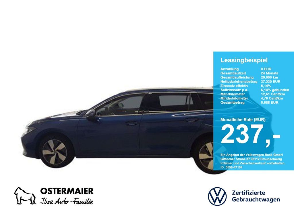 Volkswagen Passat Variant ELEGANCE 2.0TDI 150PS DSG NP.66t. Leasing
