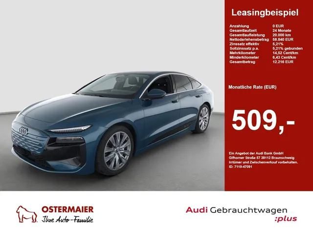 Audi A6 Sportback e-tron PERFORMANCE NP:90tEUR! AHK.S