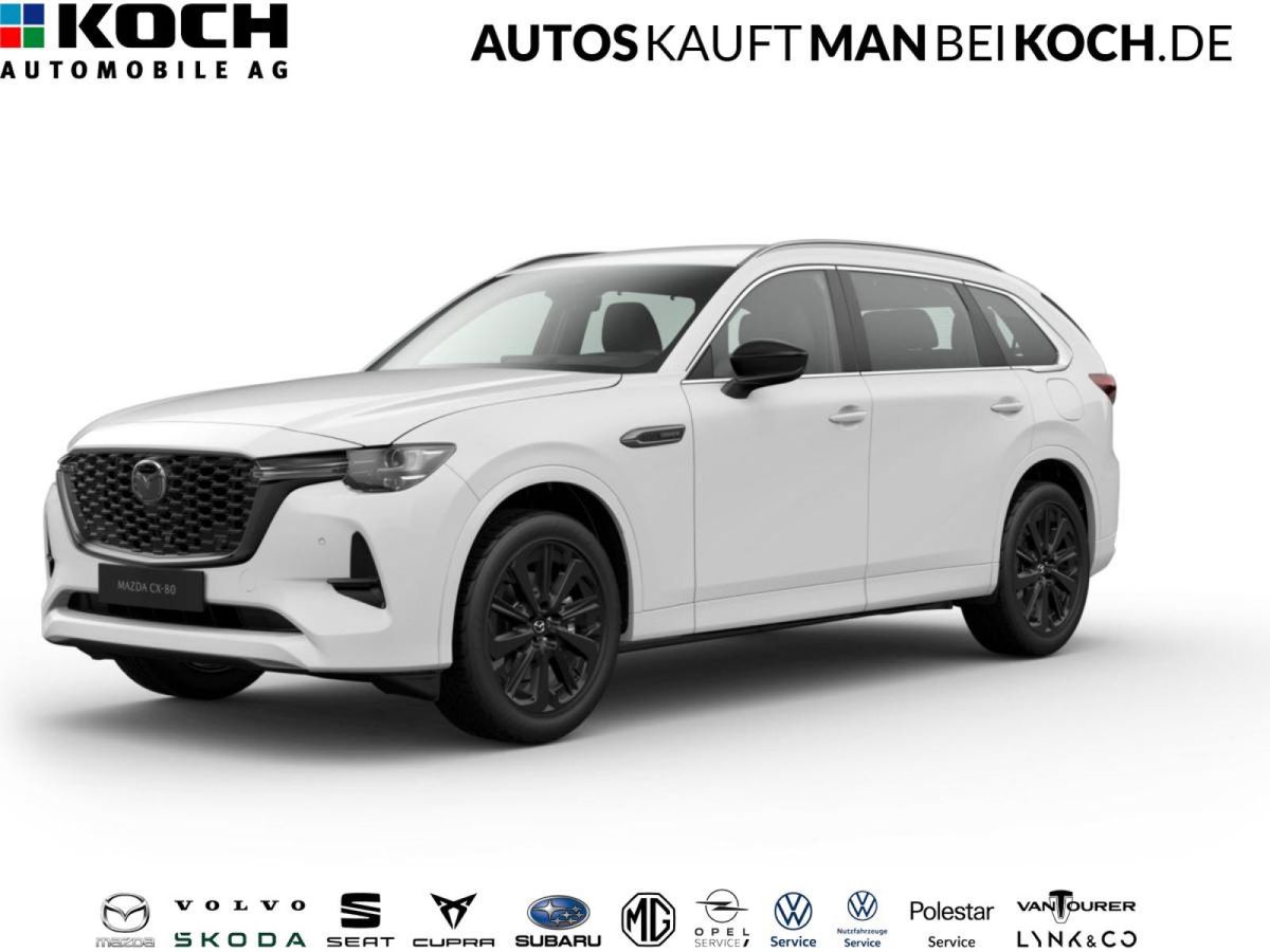Mazda CX-80 2026 Gewerbe 3,3L 6 Zylinder Diesel Homura PLUS mit CAPTAIN SEAT 6 Sitzer oder 7-Sitz Leasing