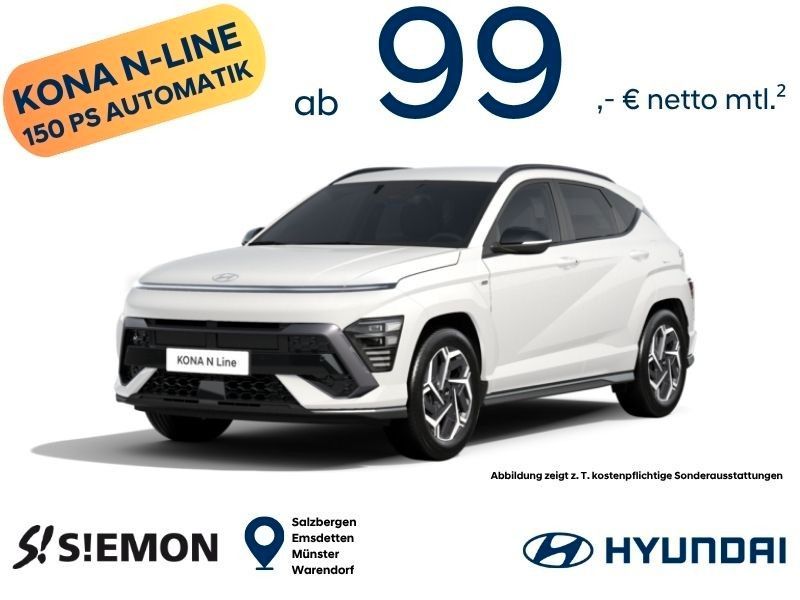 Hyundai KONA N Line 150 PS Automatik Gewerbeaktion Leasing