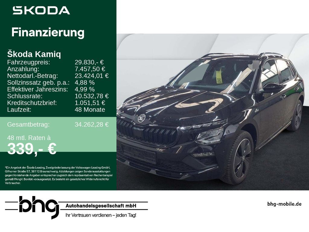 Skoda Kamiq 1.5 TSI DSG Monte Carlo Leasing