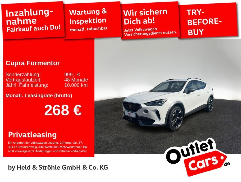 Cupra Formentor VZ 2.0 TSI DSG 4Drive LED NAV KAM SHZ Leasing