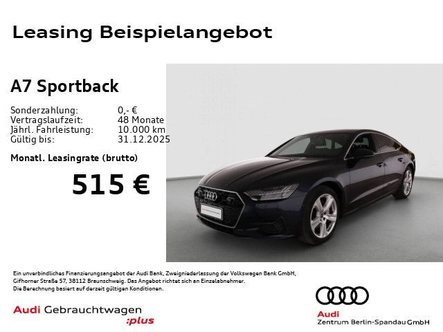 Audi A7 Sportback 45 TDI qu. S tronic *PANO*HuD*AHK* Leasing