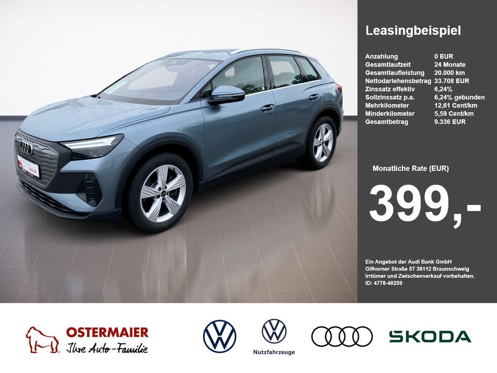 Audi Q4 e-tron 45 QUATTRO WÄRMEPUMPE.ACC.VIRTUAL.NAVI Leasing