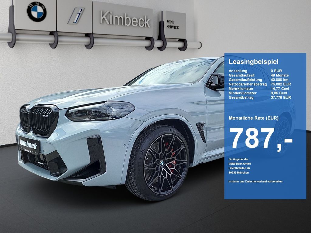 BMW X4 M Competition Pano HeadU ACC 360° HarmanKardo Leasing