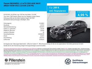 Volkswagen Passat BUSINESS 1.5 eTSI DSG AHK NAVI AREA-VIEW