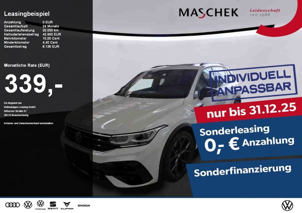 Volkswagen Tiguan R 2.0 TSI DSG Sonderleasing AHK Pano Harm Leasing