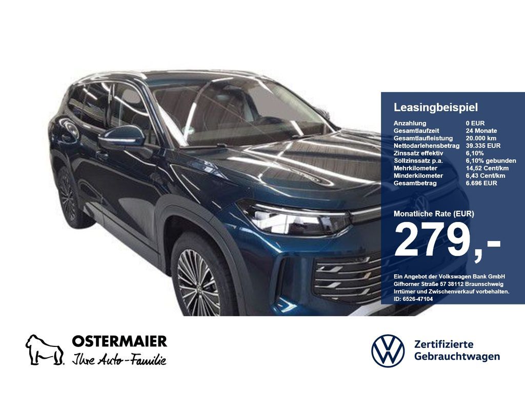 Volkswagen Tayron ELEGANCE 1.5eTSI 150PS DSG ACC.5J-G.AHK.S Leasing