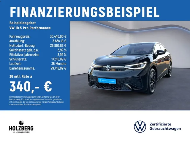 Volkswagen ID.5 Pro Performance IQLight+PANO+ACC