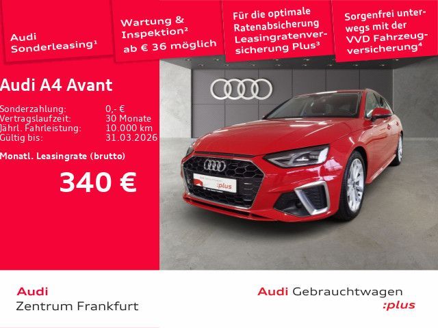 Audi A4 Avant 30 TDI S tronic S line Navi DAB VC PDC Leasing