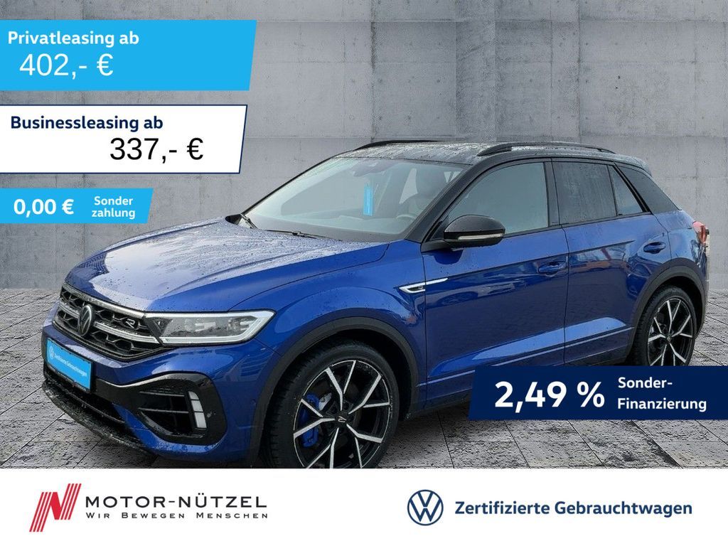 Volkswagen T-Roc R 2.0 TSI 4M 5JG+LEDER+MATRIX+NAV+AHK+PANO Leasing