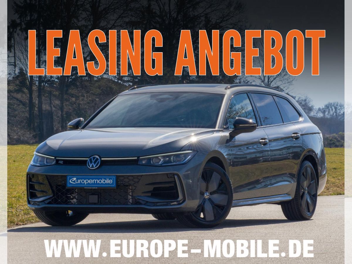 Volkswagen Passat R-Line 2.0 TDI 4MOTION 193 DSG (UVP 70.450€/SOFORT) BLACK/IQ/HEAD/AHK/PANO/ASSIST/UVM. Leasing