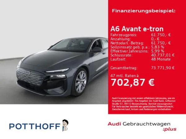 Audi A6 e-tron A6 Avant e-tron PERFORMANCE B&O SITZHZG VIRTUAL