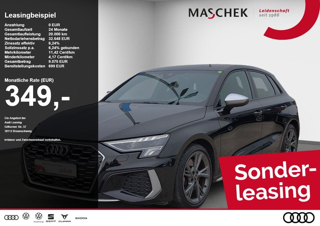 Audi S3 Sportback Naviplus VCplus GRA Sitzh DAB AUT Leasing