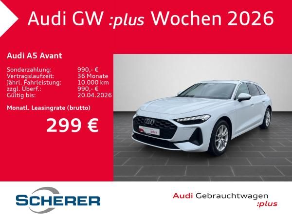 Audi A5 Avant 2.0 TDI S tronic LED+ACC B&O *NUR BIS ZUM 17.04* Leasing