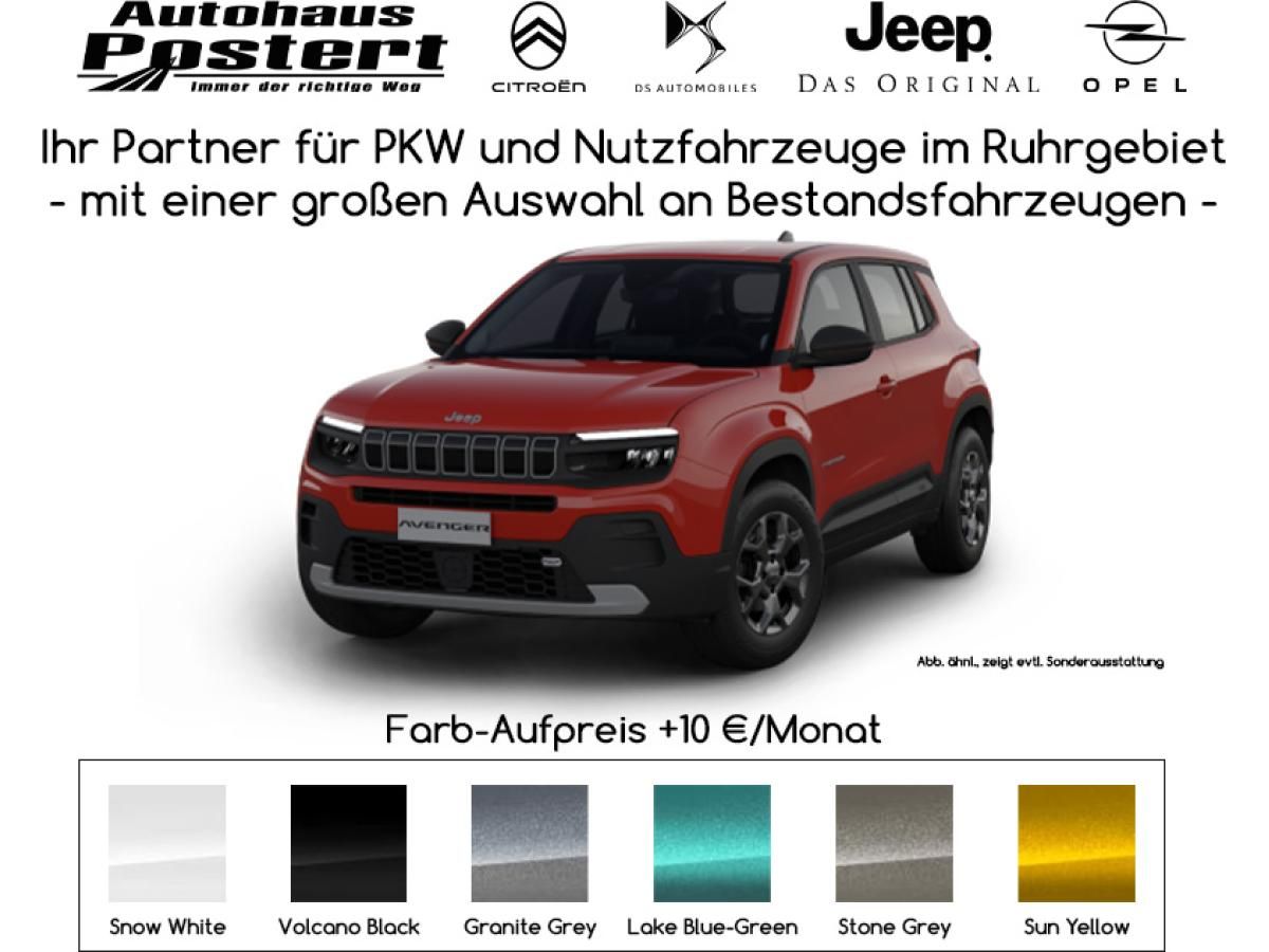 Jeep Avenger 115 KW Elektro Altitude *frei konfigurierbar* Allwetter Förderprämie Leasing