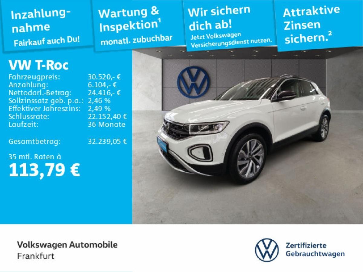 Volkswagen T-Roc 2.0 TDI DSG Goal Navi LEDPlus DAB+ FrontAssist Leasing