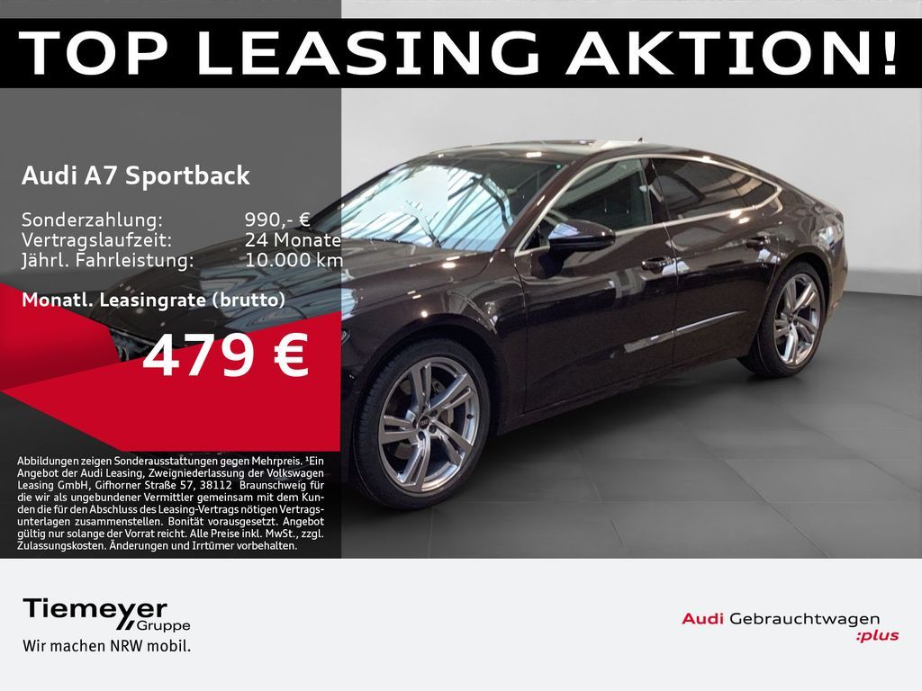 Audi A7 Sportback 45 TDI UPE98 LM20 LEDER PANO KAMERA Leasing